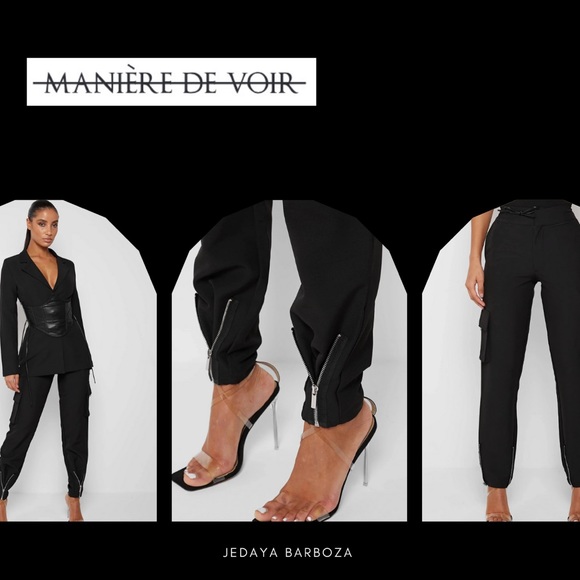 TROUSERS WITH ZIP DETAIL - Picture 6 of 9